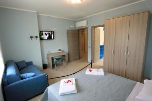 TV a/nebo společenská místnost v ubytování B&b VerdeMare Camerota