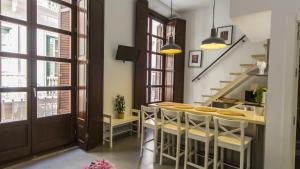 TV a/nebo společenská místnost v ubytování Apartamentos Málaga Picasso