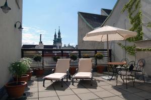 Balkón nebo terasa v ubytování Hotel Kärntnerhof
