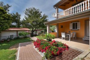 Zahrada ubytování Apartmani Miluška