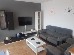 TV a/nebo společenská místnost v ubytování Tropical Andalusian place