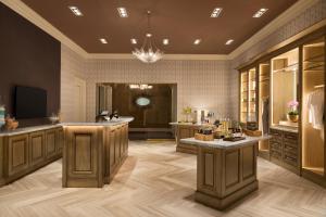 TV a/nebo společenská místnost v ubytování Fairmont Austin Gold Experience