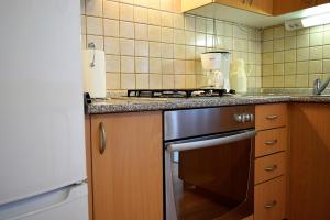Kuchyňa alebo kuchynka v ubytovaní Sunnyy Beacch Apartments