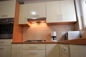 Kuchyňa alebo kuchynka v ubytovaní Sunnyy Beacch Apartments