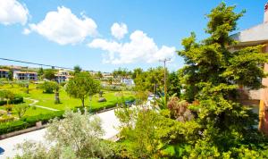 A garden outside Coral Apartment
