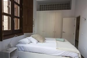 Postel nebo postele na pokoji v ubytování Apartamentos Málaga Picasso