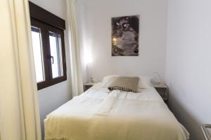 Postel nebo postele na pokoji v ubytování Apartamentos Málaga Picasso