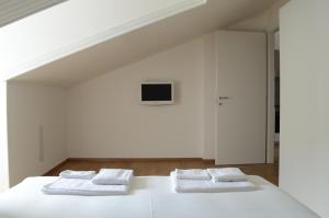 Giường trong phòng chung tại A 48 passi dalle 5 Terre