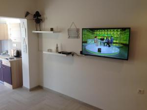 Kuchyň nebo kuchyňský kout v ubytování Apartmani Tatić Štinjan