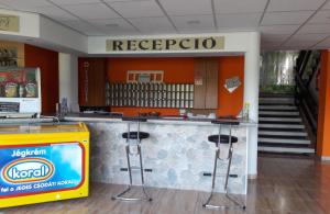 Vstupní hala nebo recepce v ubytování Touring & Sport Hotel Siófok