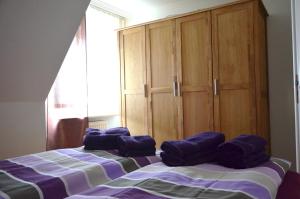 Katil atau katil-katil dalam bilik di Ferienwohnung Paulina