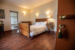 Letto o letti in una camera di Hôtel Terminus