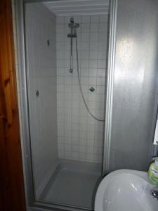 Bathroom sa Ferienwohnung Wagner