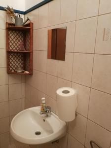 Koupelna v ubytování Apartma Peter1a