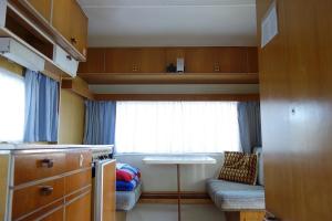 Postel nebo postele na pokoji v ubytování Camping Pod Żaglem