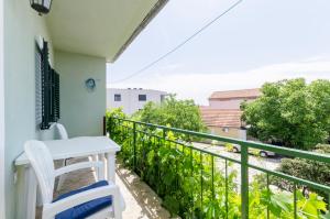 Balkón nebo terasa v ubytování Apartments Luka