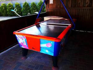 a toy trampoline inpired to look like a table at Santana Club in Wielen Zaobrzanski