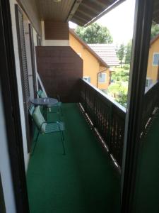 Balkón nebo terasa v ubytování Gästehaus Schleich