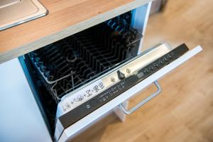 Kuchyň nebo kuchyňský kout v ubytování Apartmány Tina a Zdenka - Stožec
