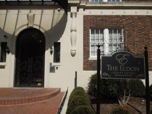 
a building with a sign on the front of it at The Eldon Luxury Suites in Washington, D.C.
