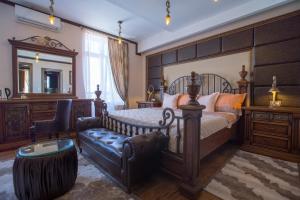 Voodi või voodid majutusasutuse Robevski luxury rooms toas