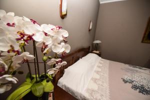 Voodi või voodid majutusasutuse Real Scampis Hotel toas