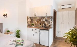 Kuchyň nebo kuchyňský kout v ubytování Delightful Studio Sara
