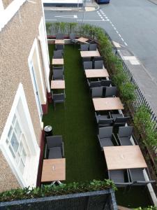 A bird's-eye view of The Royal Hotel 