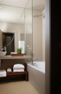 Um banheiro em Hotel da Oliveira