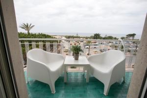 Balkón nebo terasa v ubytování Aria Di Mare B&b