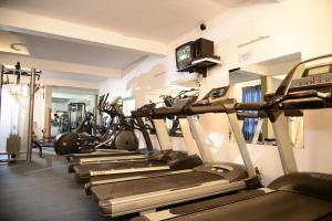 Fitness centrum a/nebo fitness zařízení v ubytování The Royal Mall