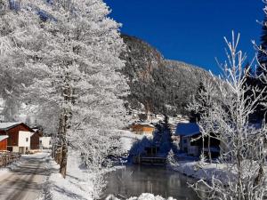 Haus Alpenrose v zimě