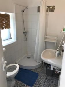 Kúpeľňa v ubytovaní Gólyásház apartman