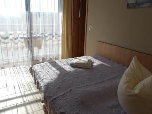 Postel nebo postele na pokoji v ubytování Hotel Bergmühle