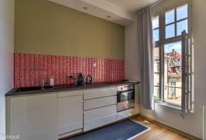 Küche/Küchenzeile in der Unterkunft Bel appartement hypercentre de Strasbourg