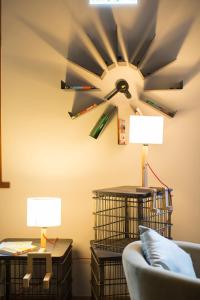 Un lugar para sentarse en Light Hostel - Tainan