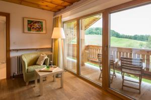 Istumisnurk majutusasutuses Hotel garni Kranzbichlhof