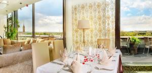 Posezení v ubytování Grand SPA Lietuva Serviced Apartments Dzūkija
