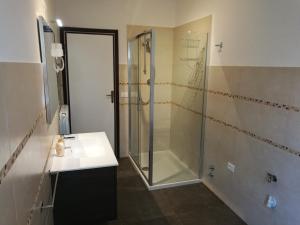 Koupelna v ubytování Il Merlo