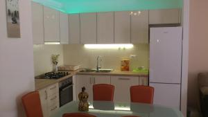 Kuchyň nebo kuchyňský kout v ubytování Apartment Lana