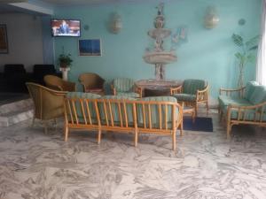 Posezení v ubytování Villa Athena