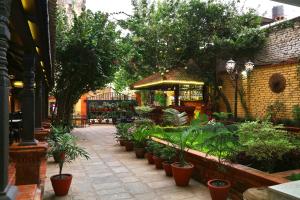 Zahrada ubytování Taleju Boutique Hotel