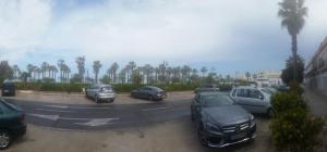 a group of cars parked in a parking lot at Malvarrosa Calle Pavia in Valencia