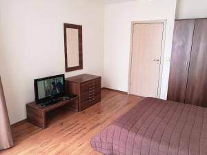 TV a/nebo společenská místnost v ubytování AKB Apartment Sea View