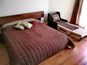 Postel nebo postele na pokoji v ubytování AKB Apartment Sea View