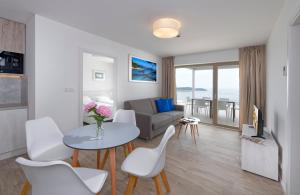 TV a/nebo společenská místnost v ubytování Zlatni Zalaz,Apartments,Supetarska Draga