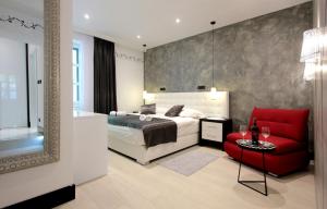 Posteľ alebo postele v izbe v ubytovaní Well Of Life Luxury Rooms