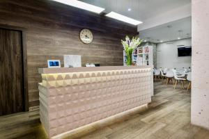 TV a/nebo společenská místnost v ubytování Hotel Viza