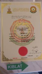 Certifikát, hodnocení, plakát nebo jiný dokument vystavený v ubytování My Sj Hotel