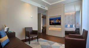 Posezení v ubytování Hotel Concord